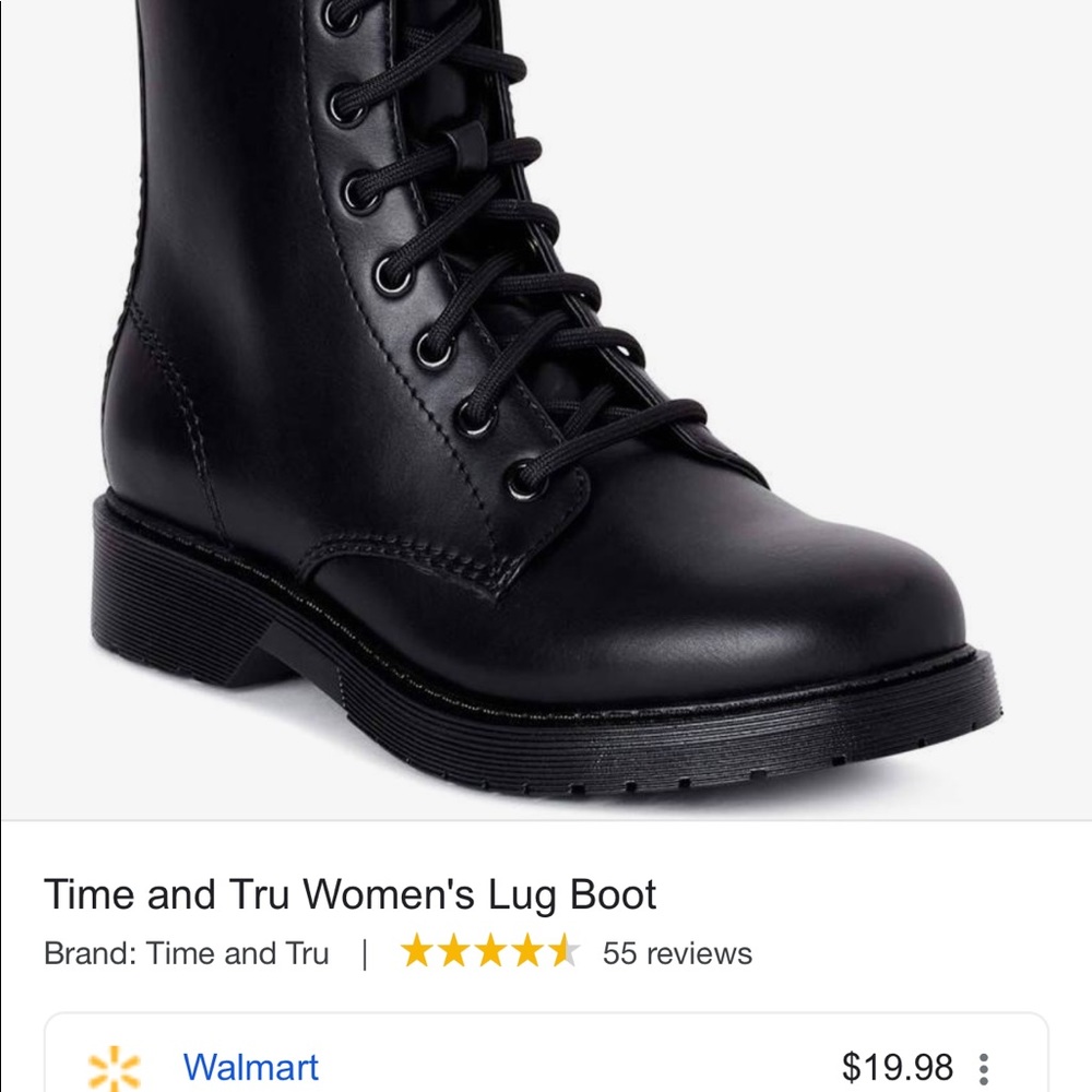 time and tru boots size 7